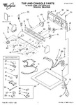 Diagram for 01 - Top And Console, Literature