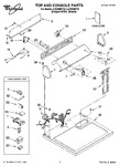 Diagram for 01 - Top And Console Parts