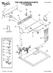 Diagram for 01 - Top And Console Parts