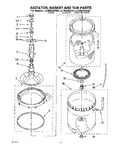 Diagram for 03 - Agitator, Basket And Tub