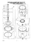 Diagram for 03 - Agitator, Basket, And Tub