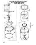 Diagram for 03 - Agitator, Basket And Tub