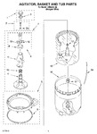 Diagram for 03 - Agitator, Basket And Tub