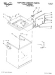 Diagram for 01 - Top And Cabinet Parts