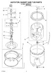 Diagram for 03 - Agitator, Basket And Tub