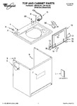 Diagram for 01 - Top And Cabinet Parts