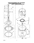 Diagram for 04 - Agitator, Basket And Tub