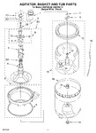 Diagram for 03 - Agitator, Basket And Tub