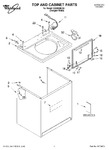 Diagram for 01 - Top And Cabinet, Literature