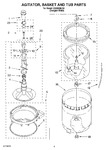 Diagram for 03 - Agitator, Basket And Tub