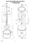 Diagram for 03 - Agitator, Basket And Tub