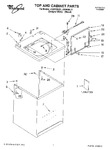 Diagram for 01 - Top And Cabinet Parts