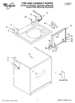 Diagram for 01 - Top And Cabinet, Literature