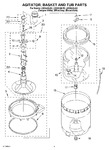 Diagram for 03 - Agitator, Basket And Tub