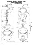 Diagram for 03 - Agitator, Basket And Tub Parts