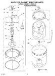 Diagram for 03 - Agitator, Basket And Tub Parts