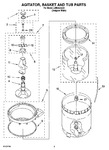 Diagram for 03 - Agitator, Basket And Tub Parts