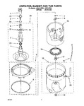 Diagram for 04 - Agitator, Basket And Tub