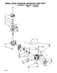 Diagram for 06 - Brake, Clutch, Gearcase, Motor And Pump