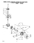 Diagram for 06 - Brake, Clutch, Gearcase, Motor And Pump