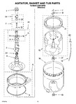 Diagram for 03 - Agitator, Basket And Tub Parts