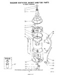 Diagram for 08 - Washer Agitator, Basket And Tub