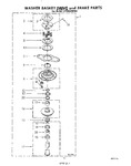 Diagram for 12 - Washer Basket Drive And Brake