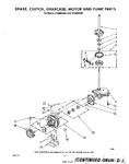 Diagram for 11 - Brake, Clutch, Gearcase, Motor And Pump