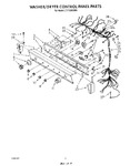 Diagram for 02 - Washer/dryer Control Panel