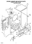 Diagram for 03 - Dryer Cabinet And Motor Parts