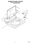 Diagram for 06 - Washer Top And Lid Parts