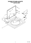 Diagram for 06 - Washer Top And Lid Parts