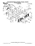 Diagram for 01 - Washer/dryer Control Panel Parts