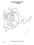 Diagram for 07 - Washer Cabinet Parts