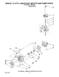 Diagram for 08 - Brake, Clutch, Gearcase, Motor And Pump Parts