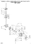 Diagram for 08 - Brake, Clutch, Gearcase, Motor And Pump