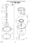 Diagram for 10 - Agitator, Basket And Tub