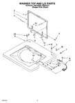 Diagram for 06 - Washer Top And Lid Parts