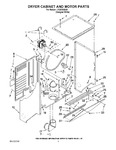 Diagram for 03 - Dryer Cabinet And Motor Parts