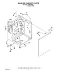 Diagram for 07 - Washer Cabinet Parts