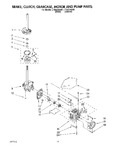 Diagram for 08 - Brake, Clutch, Gearcase, Motor And Pump