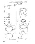 Diagram for 10 - Agitator, Basket And Tub