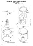 Diagram for 03 - Agitator, Basket And Tub