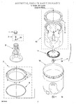 Diagram for 03 - Agitator, Basket And Tub