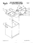 Diagram for 01 - Top And Cabinet