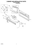 Diagram for 06 - Cabinet And Installation Parts