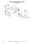 Diagram for 04 - Oven Door And Latch