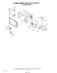 Diagram for 04 - Oven Door And Latch