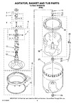 Diagram for 03 - Agitator, Basket And Tub Parts