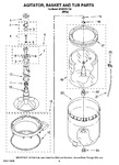 Diagram for 03 - Agitator, Basket And Tub Parts